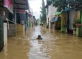 Lokasi banjir di salah satu wilayah Indonesia. Foto Dokumen Net