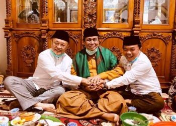 Cek Endra, Hasan Basri Agus dan Al Haris/ Foto: Net
