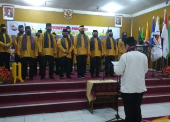 Pelantikan DPW Gebu Minang Jambi dilantik langsung oleh Irjend Pol. Purn. Drs. H. Marwan Paris, MBA kepada Dr. Filius Chandra, SE, M.M