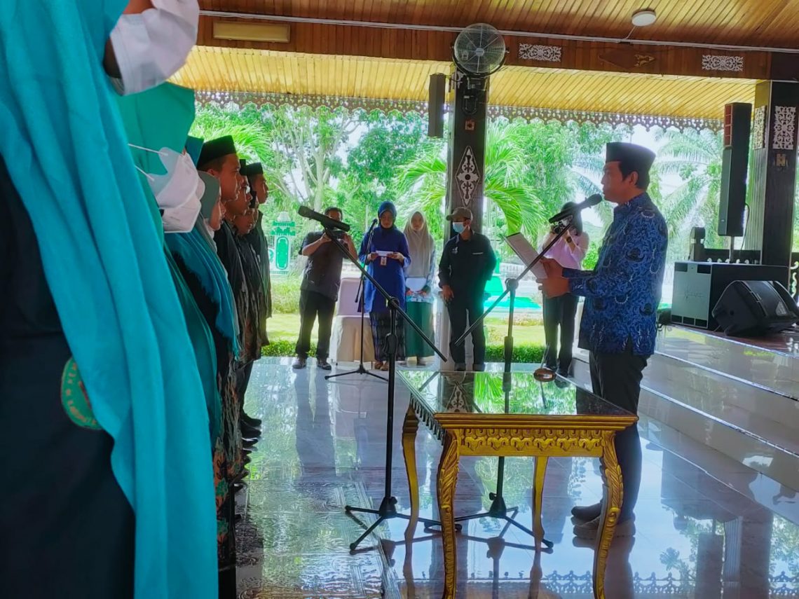 Bupati M Fadhil Arief saat ambil sumpah janji(Poto Shelly)