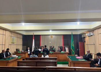 Poto Sidang di Pengadilan Tipikor Jambi(Supri/G12)