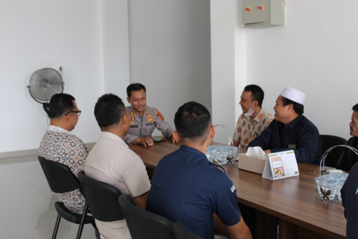 Audiensi, KPU Batanghari Bersama Kapolres Batanghari(Poto Shelly G12)