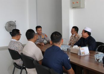 Audiensi, KPU Batanghari Bersama Kapolres Batanghari(Poto Shelly G12)