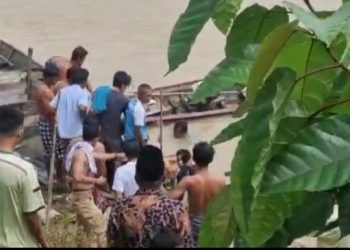 Lokasi saat korban di evakuasi warga(Poto G12)