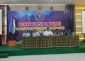Poto Wakil Ketua Organisasi PWI Pusat Zulkipli Otto saat pimpin Konferprov, bersama Panitia, Nalom Siadari, E Septimen Lutfi(kiri) dan Arwani(kanan)