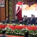 Unsur Pimpinan DPRD, Gubernur dan Wakil Gubernur saat acar(Poto ist G12)