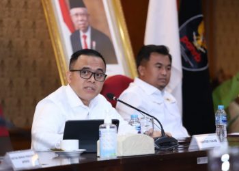 Menteri PANRB Abdullah Azwar Anas dalam rapat koordinasi(Poto hms Menpan)