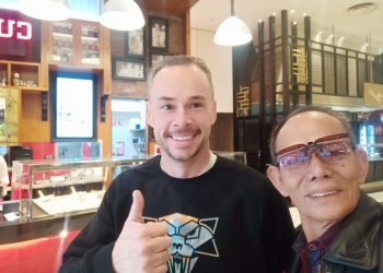 Ketua PWI Jambi Ridwan Agus saat di Kota Melbourne Australia(Poto ist)