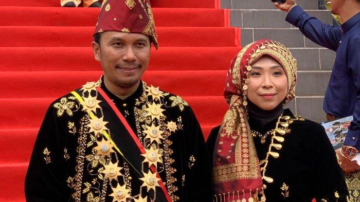Ketua DPRD Edi Purwanto bersama Istri(Poto ist G12)
