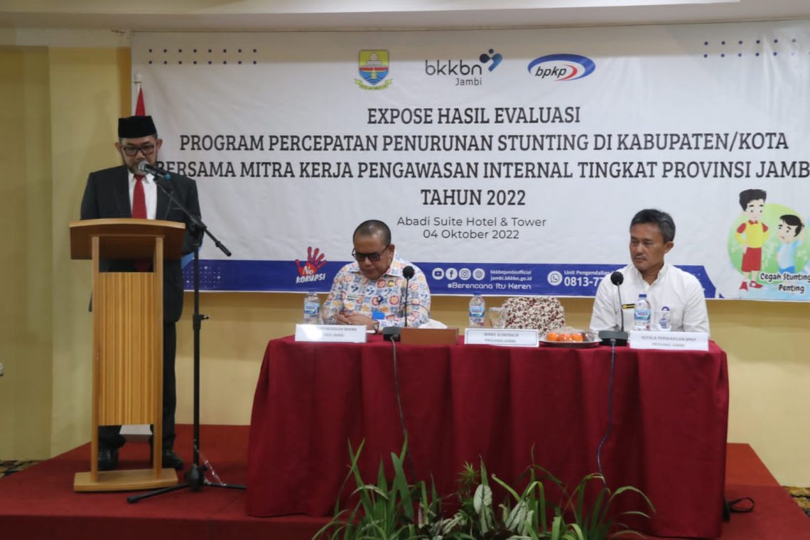 Sekda Provinsi Jambi H Sudirman saat berikan paparan(Poto ist)