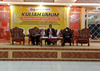Bupati Mhd Fadhil Arief saat menjadi narasumber(Poto ist)