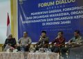 Ketua DPRD Bersama Gubernur Jambi dan Kapolda dalam dialog(Poto ist)