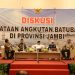 Gubernur bersama Kapolda Jambi saat gelar sosialisasi bersama pihak perusahaan tambang(Poto ist G12)