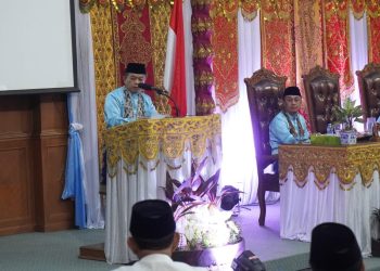Gubernur Al Haris dalam sambutan HUT Kab. Muaro Jambi( Poto ist)