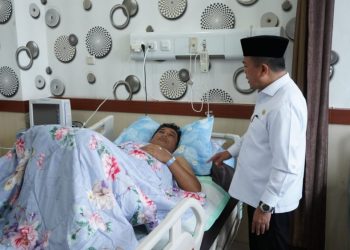 Gubernur Jambi Al Haris Besuk Kapolda Jambi di RS Bhayangkara(poto hms)