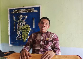 Kepala Desa Kilangan, M Syaiful Anuar (Poto:Herlas-G12)