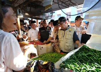 Wakil Gubernur Jambi Sidak di Pasar Tradisional Angso Duo(Poto Richi-)