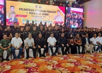 Ketua DPRD Edi Purwanto Hadiri Pelantikan Pengkab Pengkot Perbakin(poto ist)