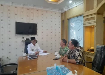 Saat Tanoto Foundation audensi bersama Wakil Bupati Batanghari, Bakhtiar (Poto ist)