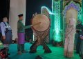 Bupati Batanghari Fadhil Arief buka MTQ Ke 53 di Kecamatan Mersam(Poto Hms G12)