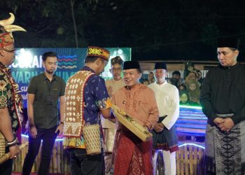 Gubernur Al Haris saat luncurkan Kenduri Swarnabhumi(Poto Agus G12)