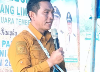 Sambutan Bupati Fadhil Arie di acara Panen Raya