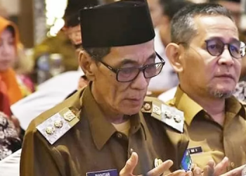 Wakil Bupati Batang Hari Bakhtiar saat hadiri Rakernas APPSI(poto Hms-G12)