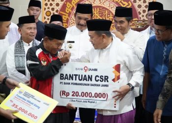 Gubernur Jambi, Dr. H. Al Haris, S.Sos., MH., melaksanakan Safari Ramadhan 1445 H pertamanya di Kabupaten Kerinci.(Foto: Harun Al Rasyid/Hory Apriansyah)