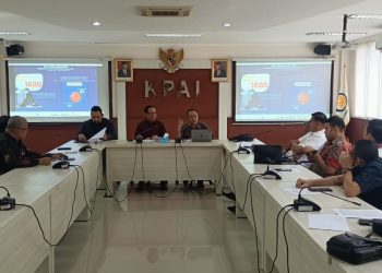 Komisi IV DPRD Provinsi Jambi saat konsultasi ke Komisi perlindungan anak Indonesia (KPAI). (Gambar: Humas DRPD Provinsi Jambi)