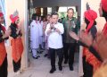 Gubernur Jambi, Dr. H. Al Haris, S.Sos., MH., pada acara Farewell Party Pelepasan Kelas XII SMA Negeri 2 Kota Jambi. (Foto: Agus Supriyanto)